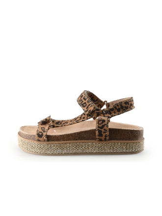 Poelman Espadrilles Bruin 339871
 Maat 38
 