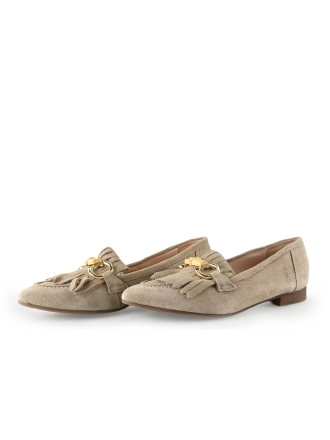 Manfield Loafers Beige 340056
 Maat 39
 