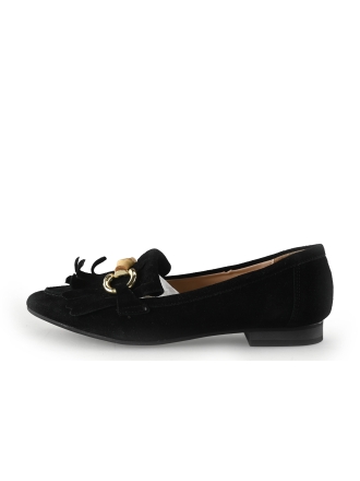Manfield Loafers Zwart 340065
 Maat 39
 