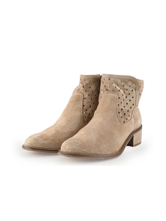 Manfield Enkellaarzen Beige 340085
 Maat 39
 