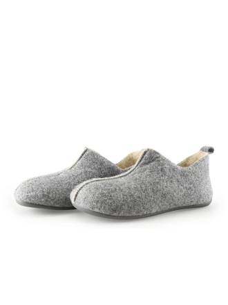 Manfield Pantoffels Grijs 340249
 Maat 39
 