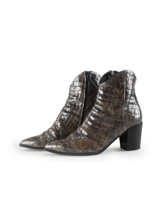 Lina Locchi Enkellaarzen Bruin 340274
 Maat 40
 