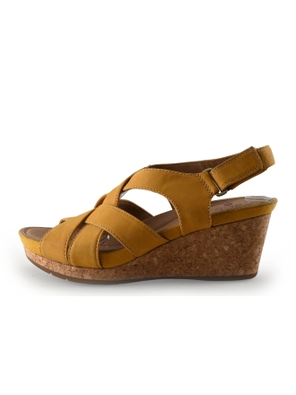 Clarks Sandalen Geel 340351
 Maat 38
 