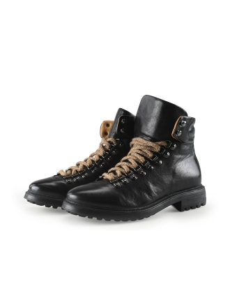Stefano Lauran Veterboots Zwart 340786
 Maat 41
 