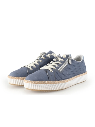 Rieker Veterschoenen Blauw 341382
 Maat 42
 