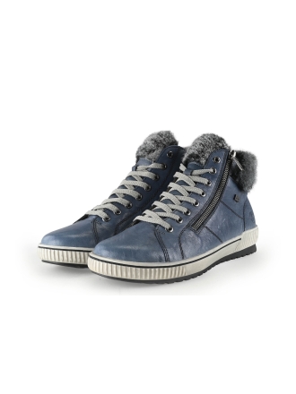 Remonte Hoge sneakers Blauw 341478
 Maat 40
 