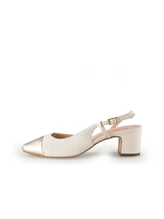 Signatur Slingbacks Beige 341540
 Maat 37
 