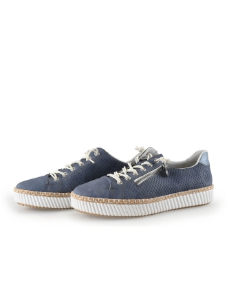 Rieker Veterschoenen Blauw 341833
 Maat 40
 