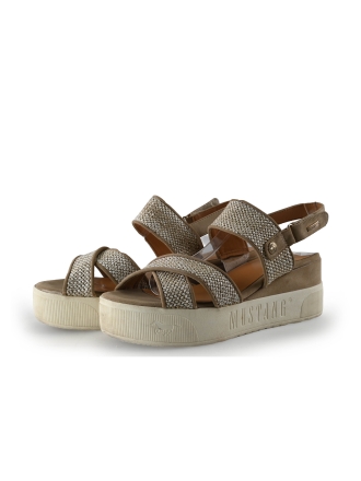 Mustang Sandalen Beige 342075
 Maat 40
 