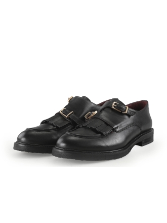 Fred de La Bretoniere Loafers Zwart 342251
 Maat 38
 