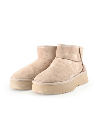 Poelman Enkellaarzen Beige 342359
 Maat 40
 