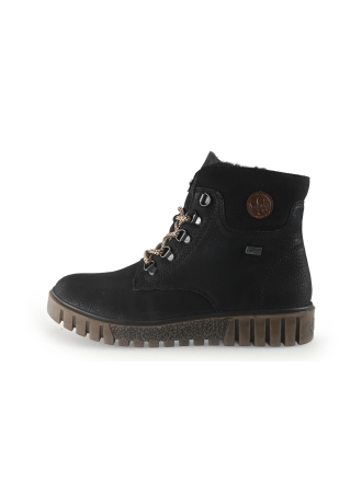 Rieker Veterboots Zwart 342689
 Maat 39
 