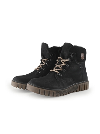Rieker Veterboots Zwart 342689
 Maat 39
 