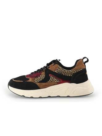 Poelman Sneakers Bruin 342722
 Maat 39
 