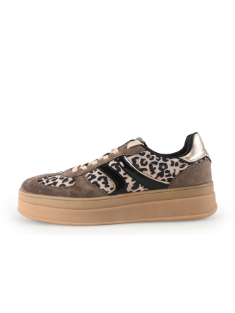 Poelman Sneakers Bruin 342731
 Maat 42
 
