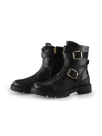 Poelman Biker boots Zwart 342842
 Maat 40
 