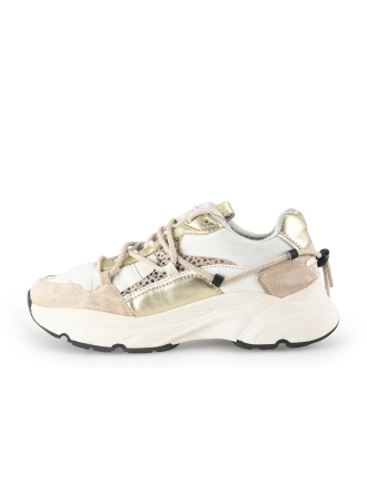 Poelman Sneakers Beige 343140
 Maat 38
 