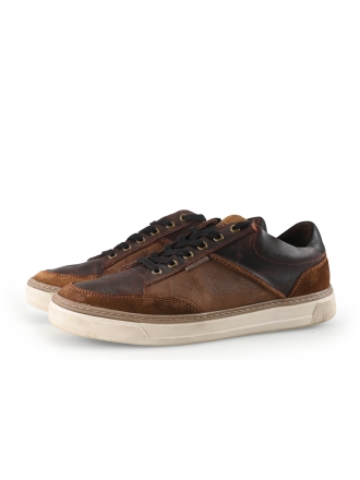 Poelman Sneakers Bruin 343303
 Maat 43
 