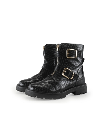 Poelman Biker boots Zwart 343307
 Maat 38
 