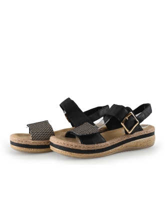 Rieker Espadrilles Zwart 343358
 Maat 41
 