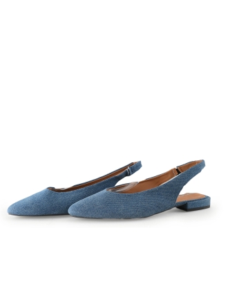 Poelman Slingbacks Blauw 343362
 Maat 40
 