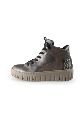 Waldlaufer Hoge sneakers Bruin 343476
 Maat 38
 