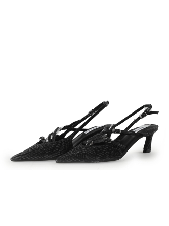 Steve Madden Slingbacks Zwart 343637
 Maat 35½
 