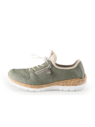 Rieker Sneakers Groen 343746
 Maat 38
 