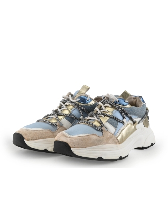 Poelman Sneakers Blauw 344153
 Maat 42
 