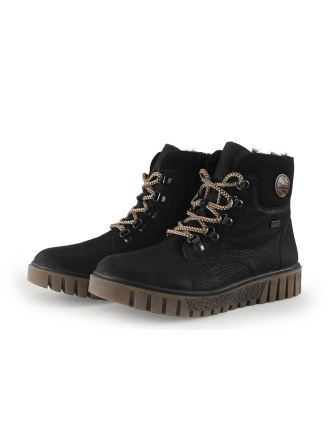 Rieker Veterboots Zwart 344325
 Maat 37
 