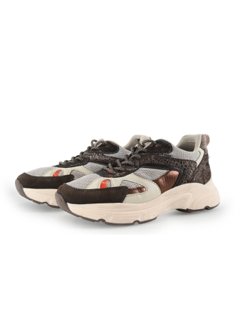 Poelman Sneakers Bruin 344341
 Maat 41
 