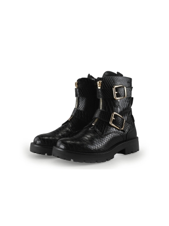 Poelman Biker boots Zwart 344381
 Maat 37
 