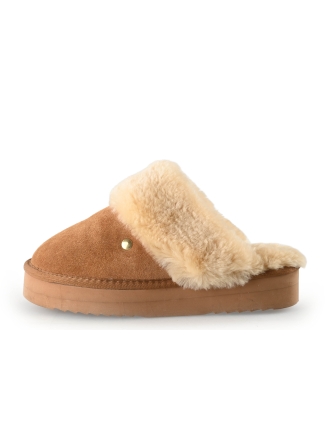 Warmbat Australia Pantoffels Cognac 345005
 Maat 41
 