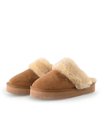 Warmbat Australia Pantoffels Cognac 345005
 Maat 41
 