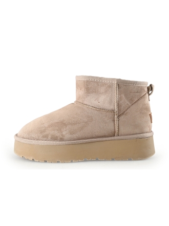 Poelman Enkellaarzen Beige 345099
 Maat 40
 