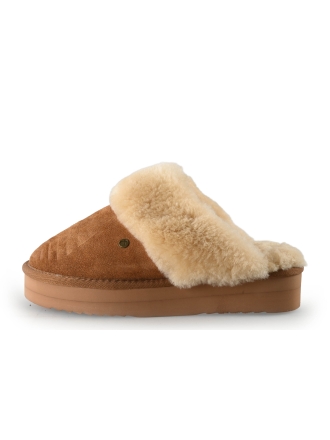 Warmbat Australia Pantoffels Cognac 345287
 Maat 41
 