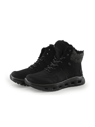 Rieker Veterboots Zwart 345661
 Maat 40
 