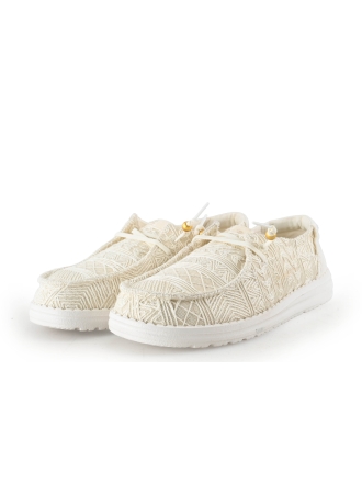 HEY DUDE Instappers Wit 345987
 Maat 40
 