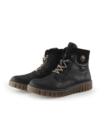 Rieker Veterboots Zwart 346205
 Maat 41
 