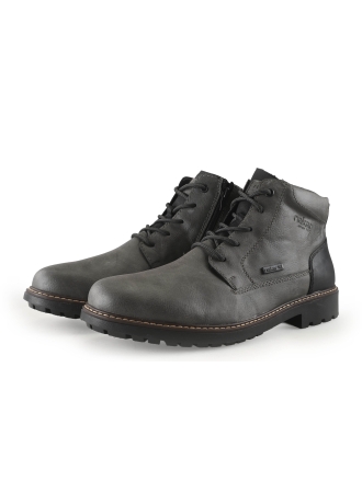 Rieker Veterboots Grijs 346471
 Maat 43
 