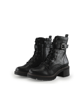 Smiling For Feet Veterboots Zwart 346765
 Maat 38
 