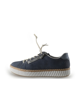 Rieker Sneakers Blauw 347006
 Maat 40
 