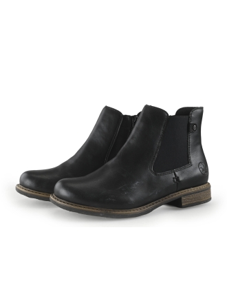 Rieker Enkellaarzen Zwart 347030
 Maat 37
 