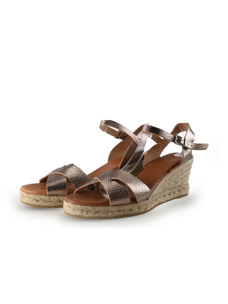 Manfield Sandalen Brons 347116
 Maat 42
 