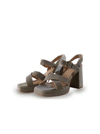 Manfield Sandalen Goud 347159
 Maat 38
 