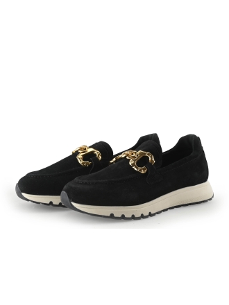 Manfield Loafers Zwart 347171
 Maat 38
 