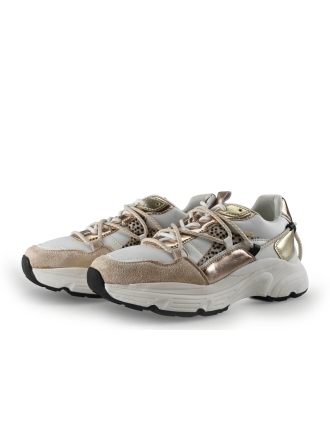 Poelman Sneakers Beige 347875
 Maat 39
 