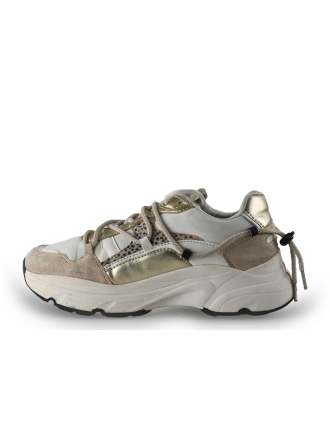 Poelman Sneakers Beige 348385
 Maat 38
 