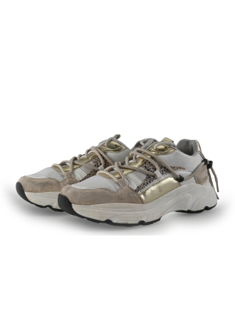 Poelman Sneakers Beige 348385
 Maat 38
 