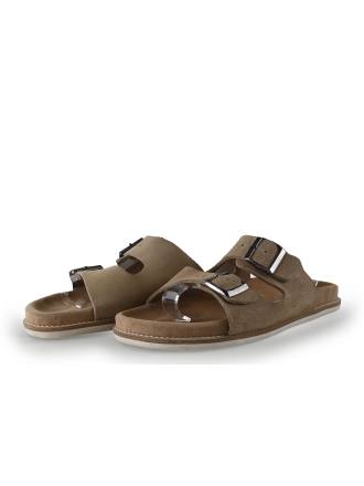 Manfield Slippers Beige 348484
 Maat 42
 